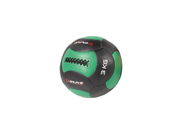 Funksjonell treningsball - 3 kg Grønn